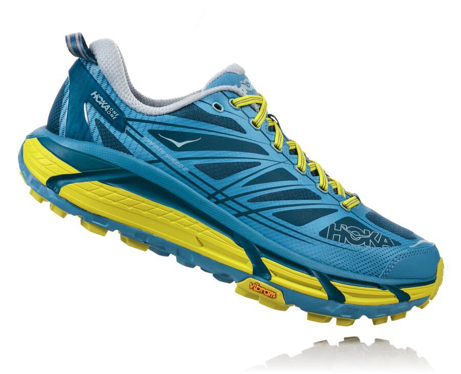 Hoka One One Trainers Mens Blue - Mafate Speed 2 - 70281KEIF